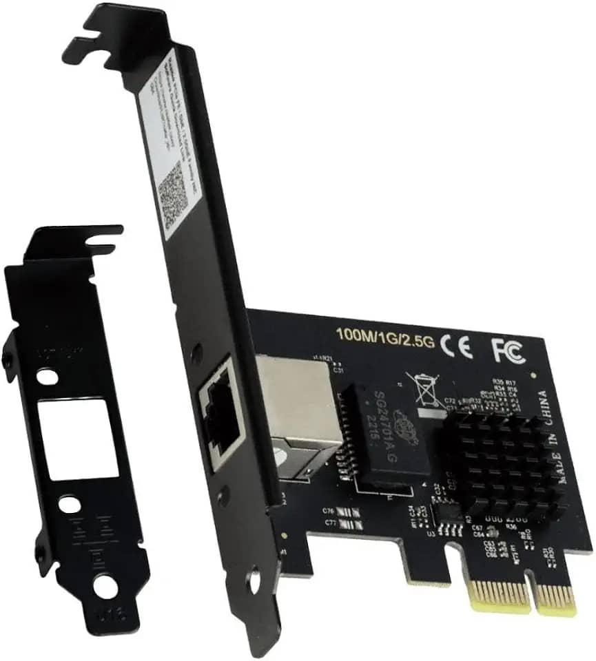 PLACA DE REDE 2.5G RJ45 PCI-E X1 PCYES LC2500-1P
