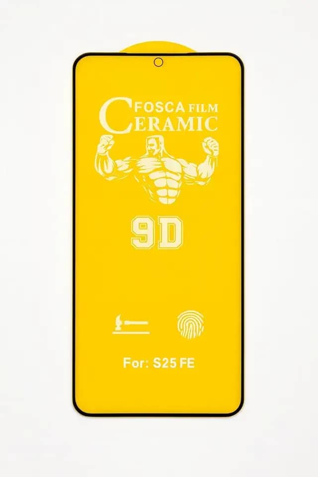 Compatível com Samsung Galaxy S25 FE - Película Fosca de Ceramica Gel 9d Protetora de Tela