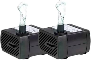 Bomba Submersa para Aquário Napi, 180L/h, Kit com 2 Unidades, Bivolt, para Água Doce ou Salgada