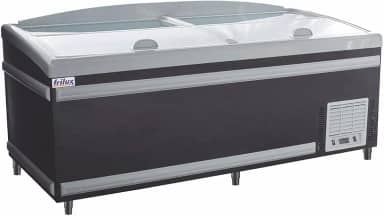 Ilha para Congelados RF-311-In - Inverter Preto 600 L Iluminação em LED Interior em Alumínio - Linha Suprema Frilux 220V