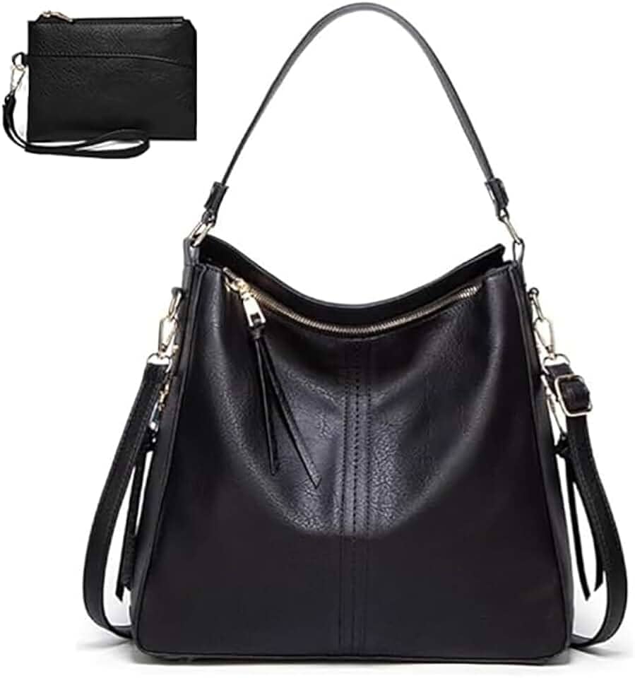 Bolsa Grande Feminina Transversal Moderna Luxo E Carteira