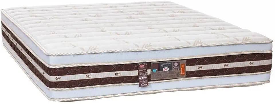 Colchão Castor Queen Size Silver Star Híbrido AIR Double Face 158x198x34cm