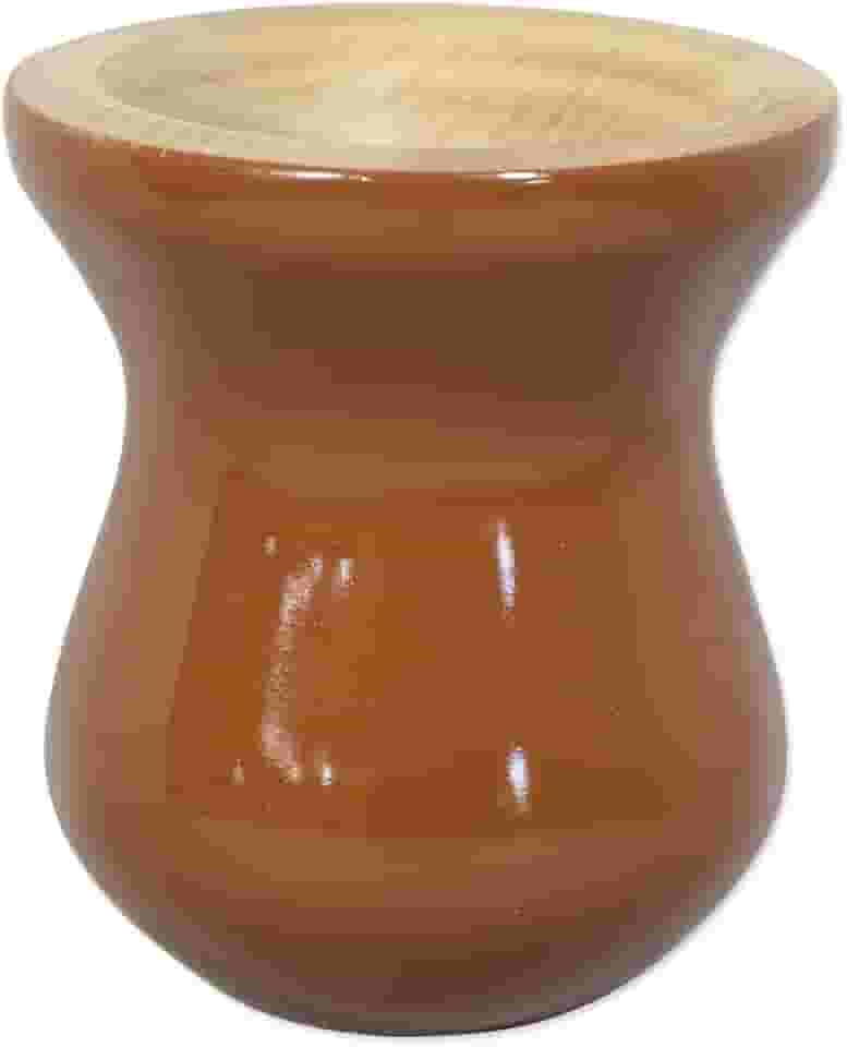 Cuia Madeira Nobre Imbuia Chimarrão Perolizada Marrom