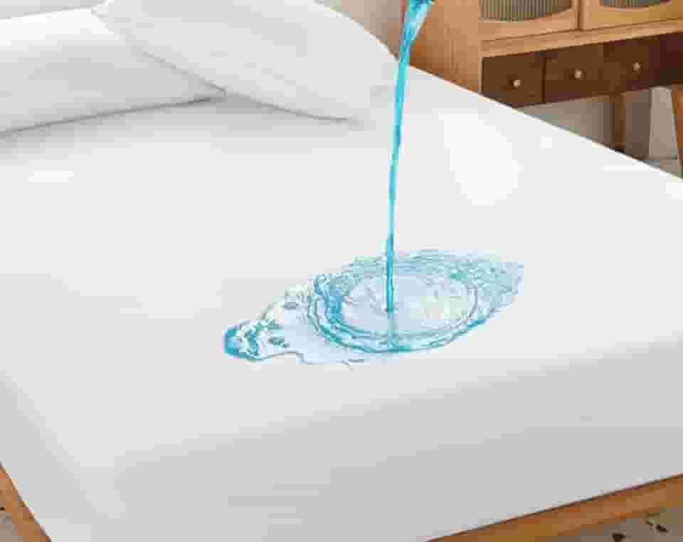 Protetor de Colchão, Impermeável, Respirável, Com Elástico, Macio, Malha Gel (Queen)