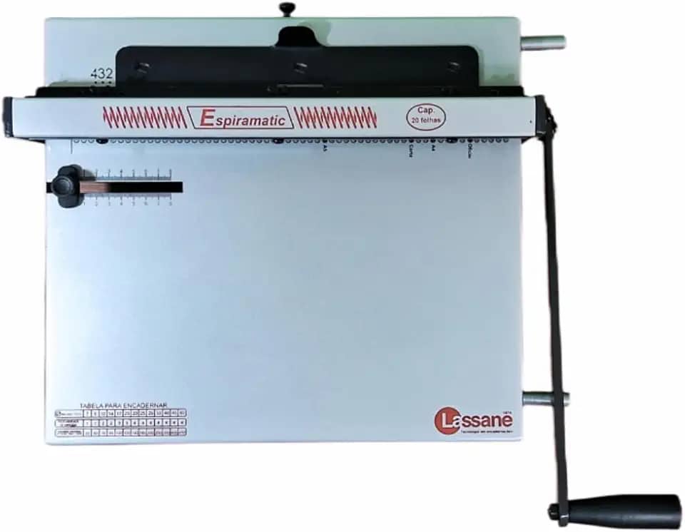 Encadernadora Espiramatic 20 Folhas Lassane para Espiral