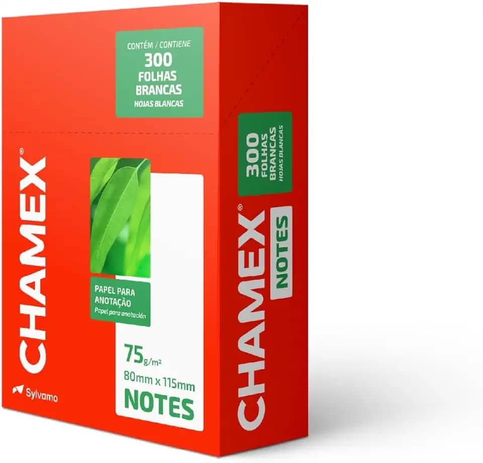 Bloco Para Recado Chamex Notes 80X115Mm 300Fls.