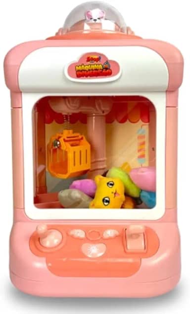 Maquininha De Pegar Ursinhos Rosa 20 Pelúcias - Zoop Toys