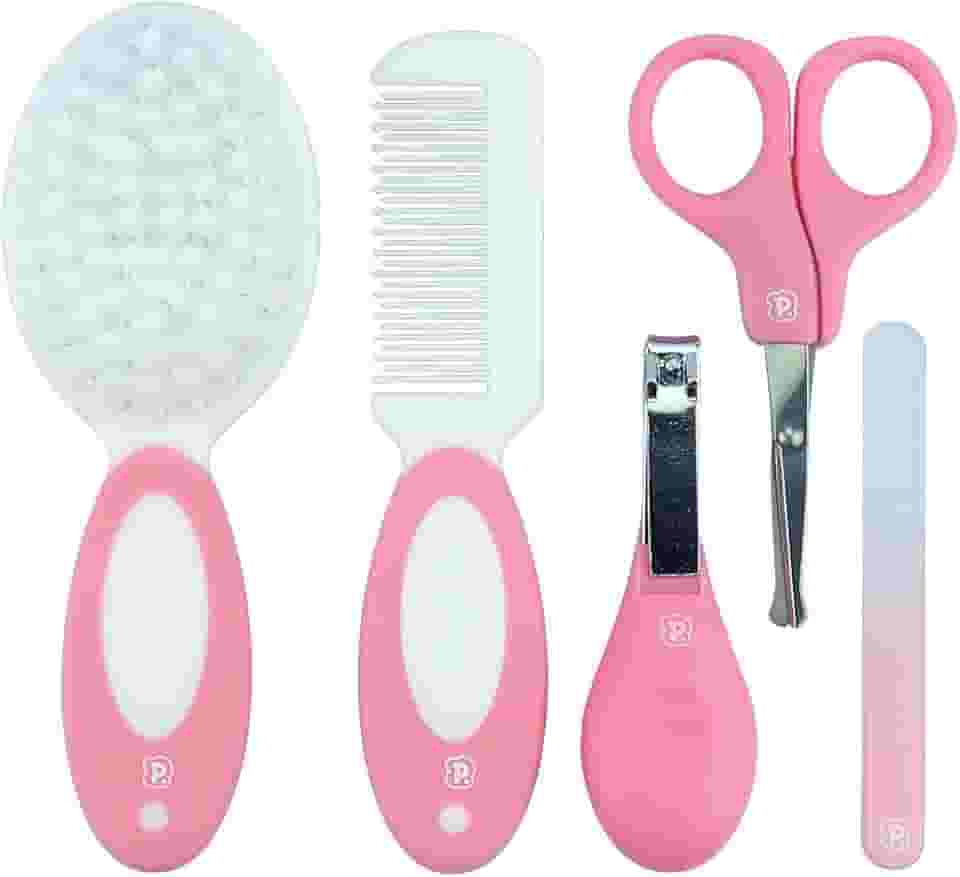 Pimpolho Kit Cuidados para Bebe 5 Peças Rosa