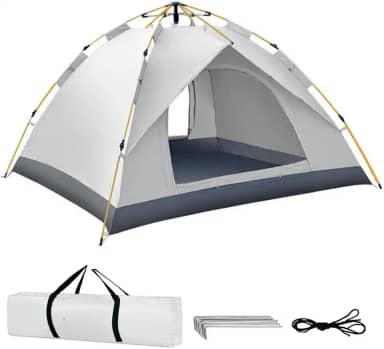 NEW HAWAII Barraca Camping Portátil,Tenda de Acampamento Automática 3-4 Pessoas 200 * 200 * 138cm