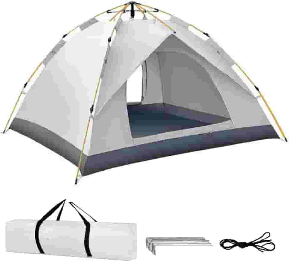 NEW HAWAII Barraca Camping Portátil,Tenda de Acampamento Automática 3-4 Pessoas 200 * 200 * 138cm