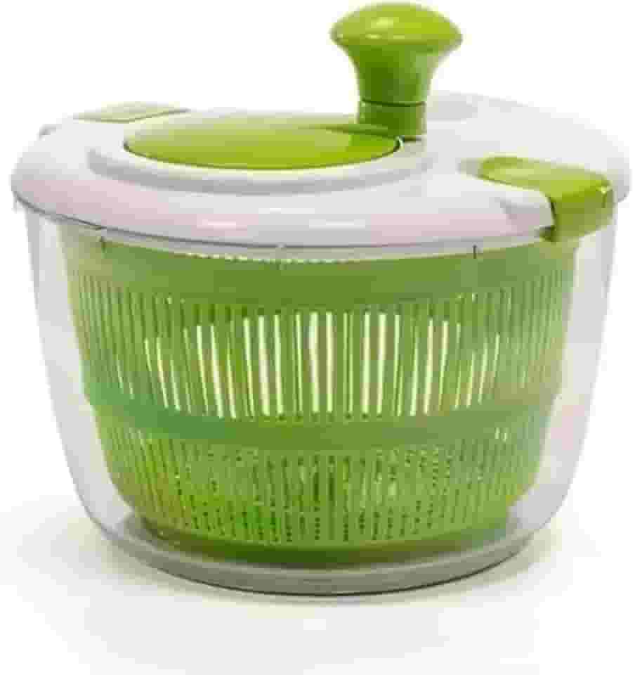 Seca Saladas Secador De Folhas Centrífuga De Folhas e Verduras 25 x 16 cm - 5 L