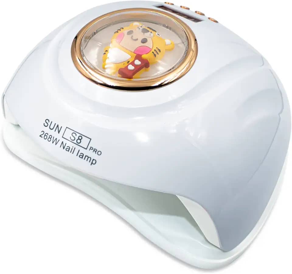 Cabine Estufa SUN S8 PRO LED UV 268W Unha Gel Acrigel Top Coat 57 LEDs Profissional Bivolt