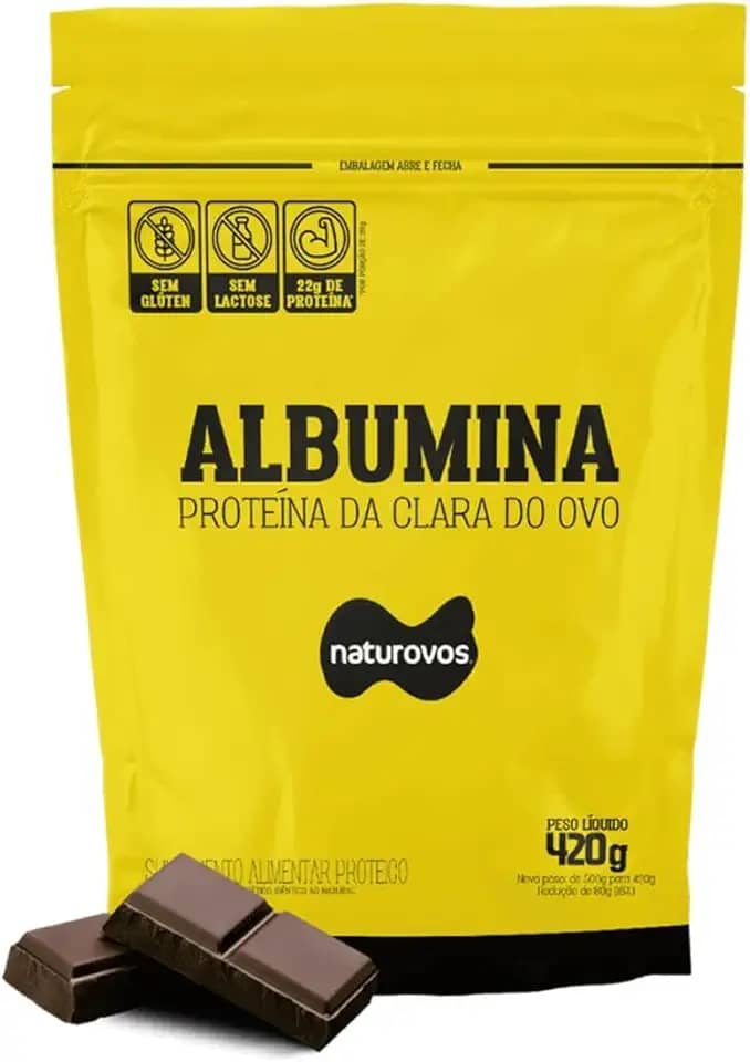 Naturovos Albumina - 420G Refil Chocolate -