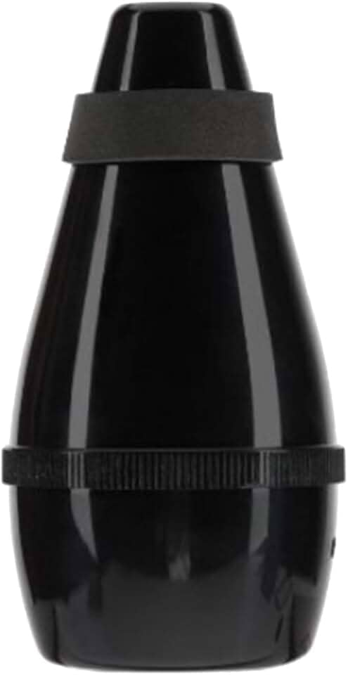 Colaxi Surdina reta para trompete BB, substituição profissional para prática de trompete para iniciantes, palco, amantes da música, Preto
