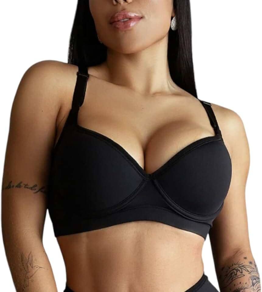 Sutiã Plus Size Reforçado Lateral Ultra Larga Tempero da Pele by LGC