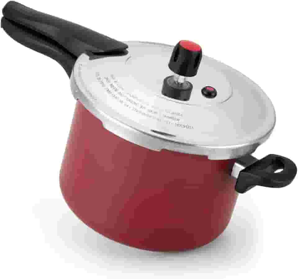 PANELA DE PRESSÃO FECHAMENTO EXTERNO TURBO QUALITY 4,5L AA VERMELHO