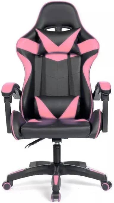 Xway Cadeira Gamer Reclínavel Giratória 0170X - Rosa - PU - 360° - 150kg - Sala de Jogos