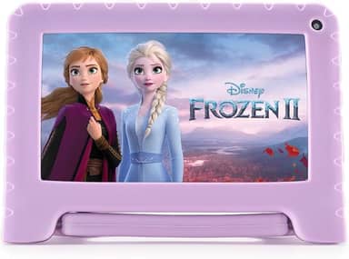 Tablet Infantil Frozen II com Controle Parental 4GB RAM + 64GB + Tela 7 pol + Case + Wi-fi + Android 13 + Quad Core Multi - NB416