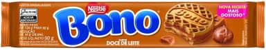 Bono Biscoito Recheado Sabor Doce De Leite 90G