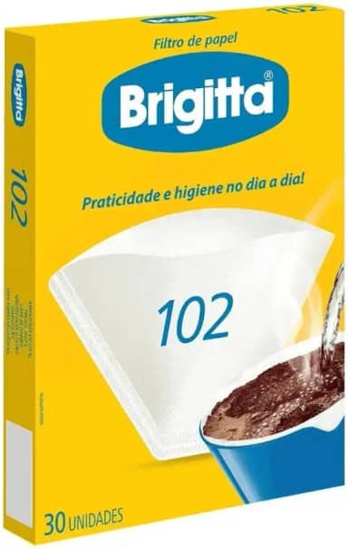 Brigitta Filtro de Papel 102 - 30 Unidades