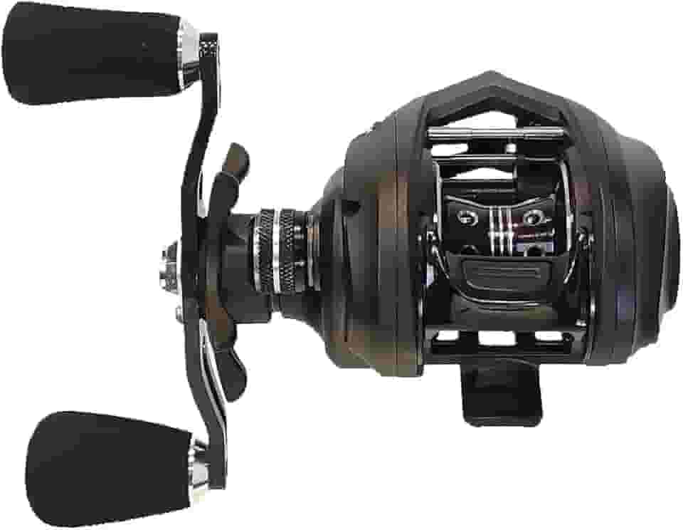 Carretilha Raptor Collection, Lado Direito, Perfil Baixo, 7+1, Modelo Extremamente Leve, Produzido em Carbono, Excelente Para a sua Pesca, Última Geração