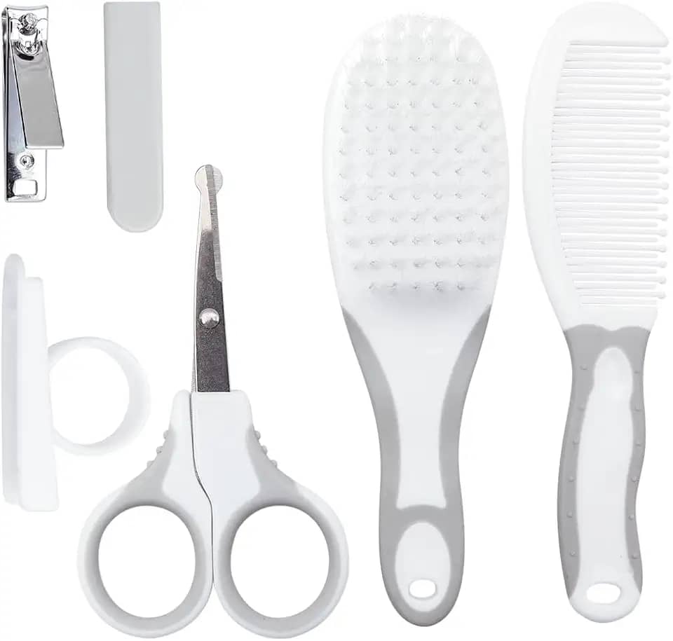 Buba Kit Cuidados Baby Cinza Tamanho Único