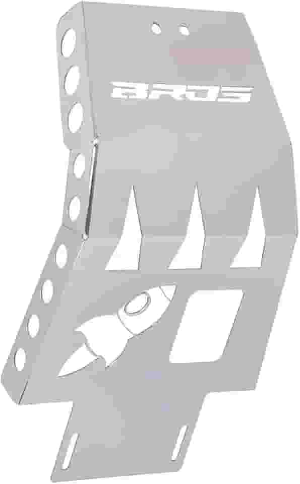 Filistore Protetor de Cárter Honda Bros 150/160 Cromado Peiteira de Aço (Foguete) Prata para Motocicleta