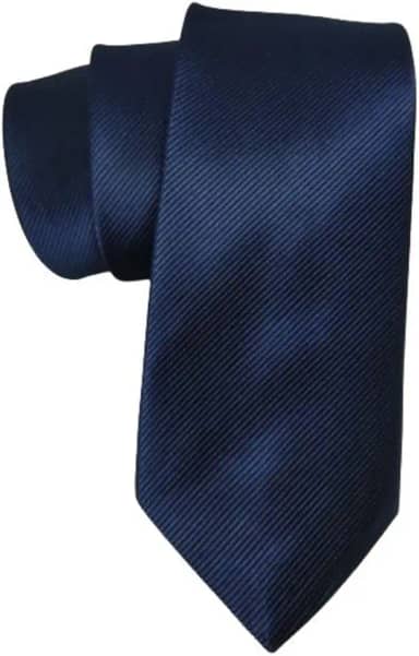 Gravata Azul Marinho Semi Slim para Trajes Formais