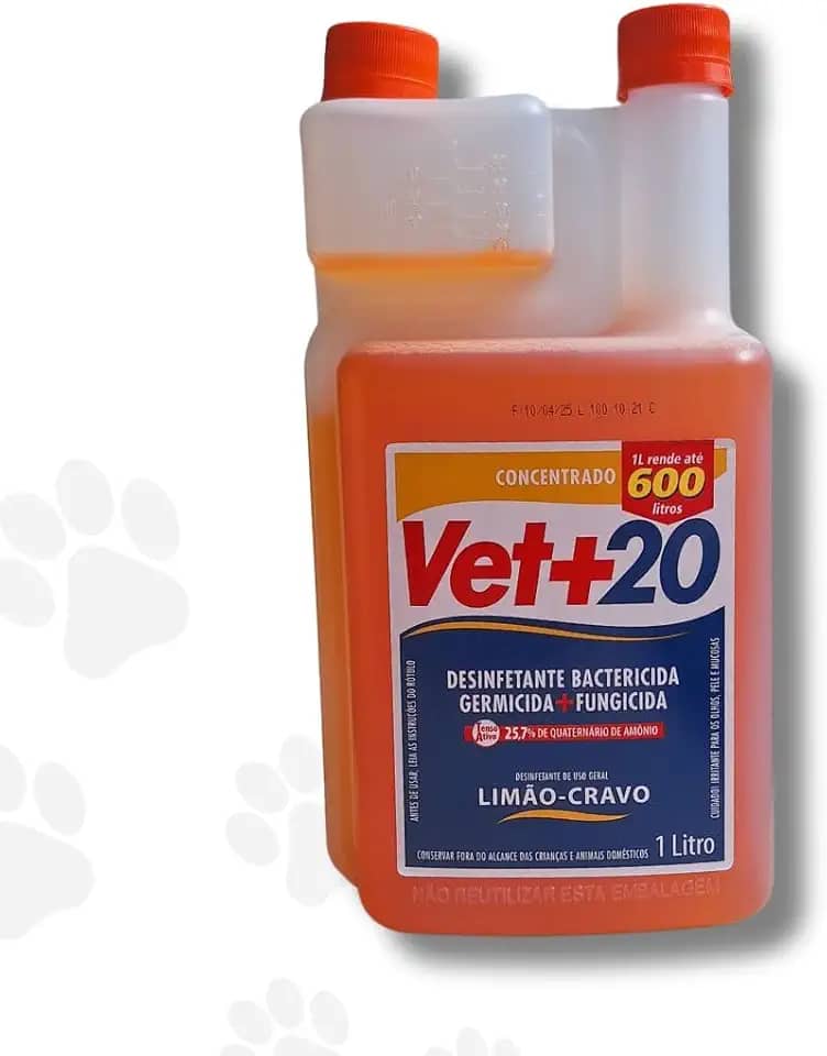 Desinfetante Bactericida Concentrado Cães Gatos Pet Casa 1 Litro Tira Cheiro Fezes e Urinas Herbal Lavanda Alfazema Limão Cravo (Limão-Cravo)