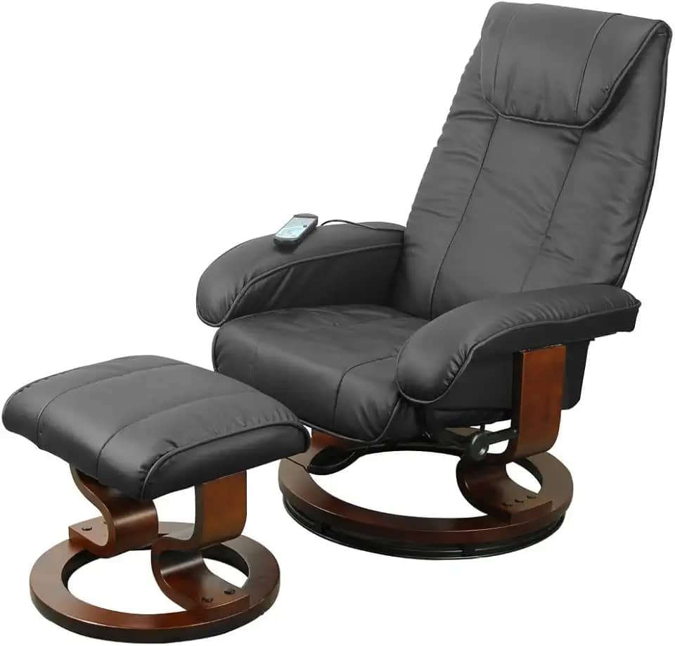 Poltrona de Massagem e Aquecimento Reclinável Elétrica Louisiana Bivolt - Tpmrcpd