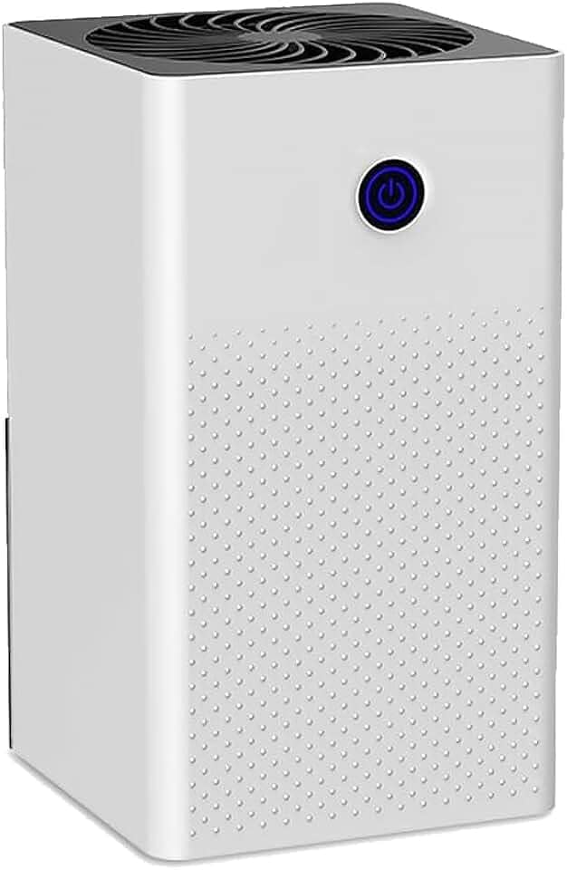 Desumidificador de Ambiente Elétrico Antimofo, Purificador de Ar 1000ML, Bivolt Compacto, Branco