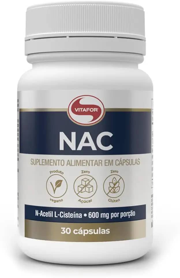 NAC N-Acetil L-Cisteína 600mg (30 caps), Único