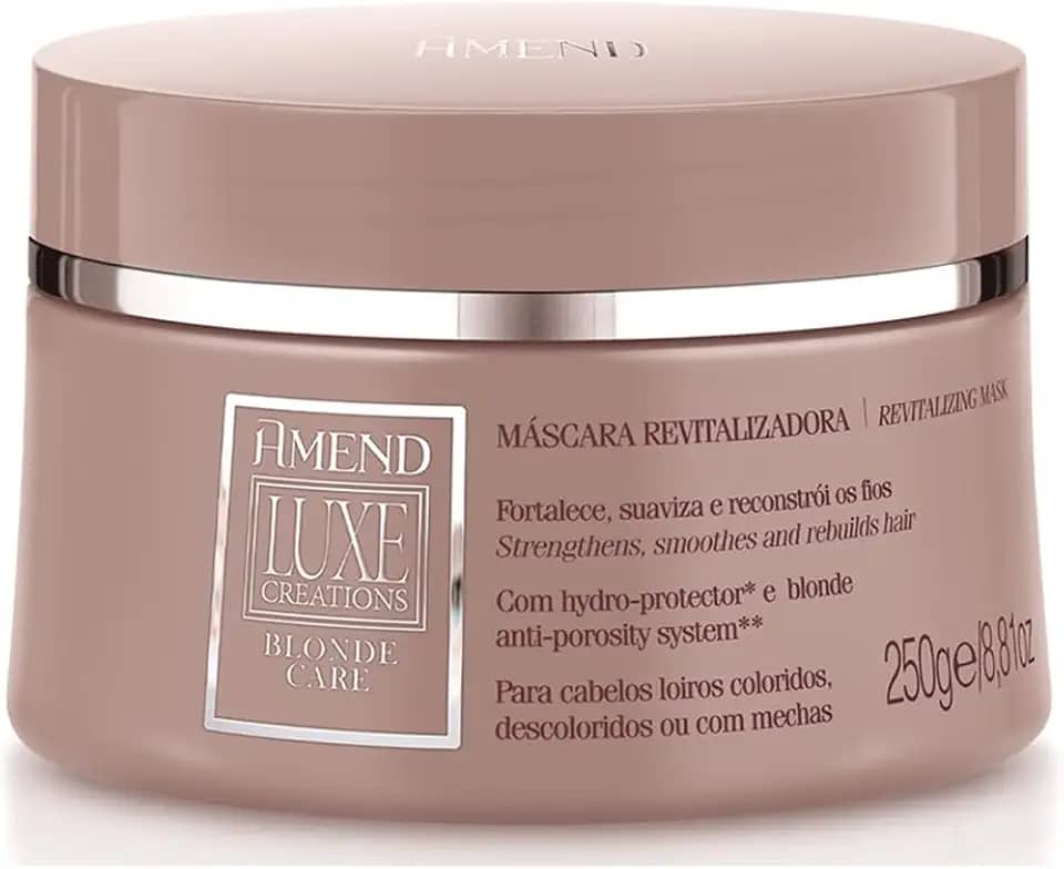 Máscara Amend Luxe Creations Blonde Care 250g