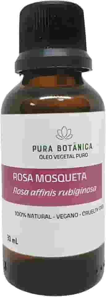 Óleo Vegetal de Rosa Mosqueta 100% Puro, Natural, Massagem, Aromaterapia, Cabelo, Pele Pura Botânica