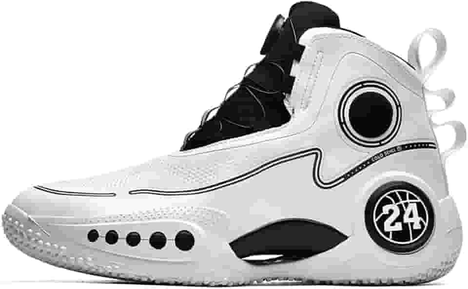 Tênis de basquete masculino para treinamento esportivo, suporte tornozelo cano alto e amortecimento antiderrapante Equipamento de basquetebol