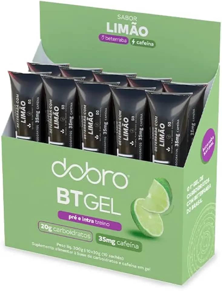 BT Gel - Beterraba com Limão e Cafeína (10un x 30g)