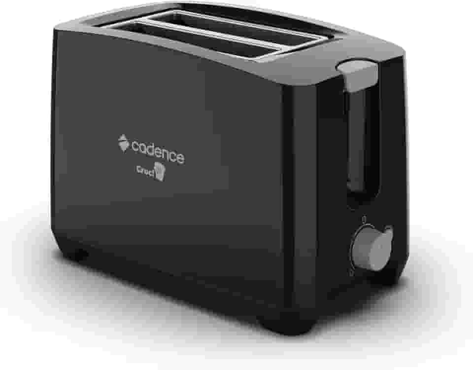 Torradeira Preta Croc! Cadence - 127V