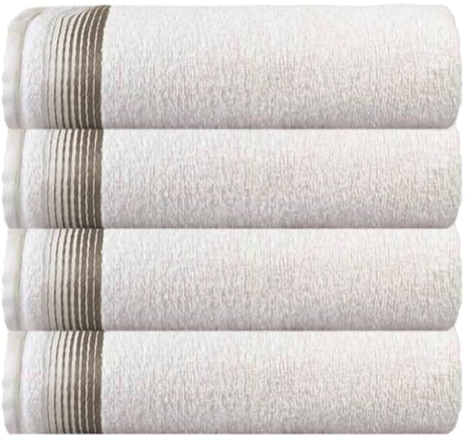 Kit Com 4 Toalhas Banhão Gigante Alta Absorção Sublime 70x150cm - Central Toalhas (Branco)