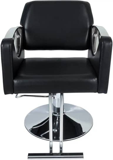 Cadeira Hidráulica Salão Barbeiro Pelegrin Pel-04aa Preto