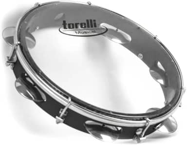 PANDEIRO INJETADO PELE NAILON TRANSPARENTE - PRETO