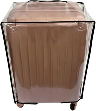 Capa Protetora de Mala de Viagem - Pvc Cristal Transparente Grosso Resistente - P20 M24 G28 - Capa de Bagagem à prova D'água poeira sujeira Arranhões Diminui o Impacto (M - 24 Polegadas)