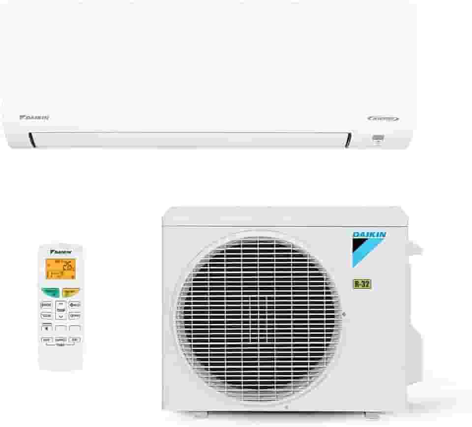 Ar Condicionado Split Daikin Hi Wall Ecoswing Gold R-32 Inverter 18.000 Btus Frio Branco Gelo Monofásico Ftkp18s5vl/rkp18s5vl - 220v