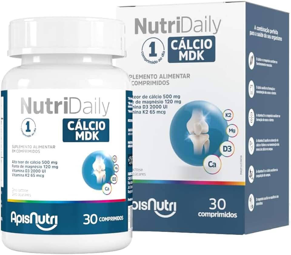 Nutridaily Cálcio MDK - Apisnutri