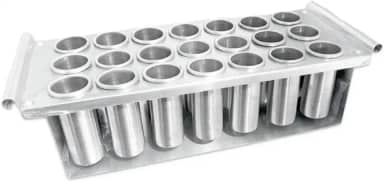 Picoleteira Em Alumínio C/ 21 Cavidades Para Fazer Picolé