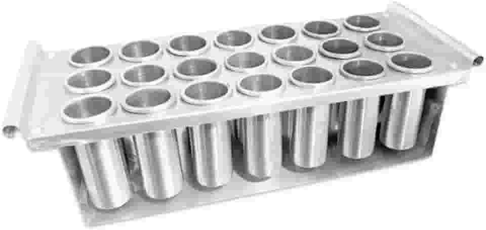 Picoleteira Em Alumínio C/ 21 Cavidades Para Fazer Picolé