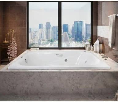 Banheira Hidromassagem Dupla Ouro Fino Cristal 170cmx110cmx40cm 220V Branco