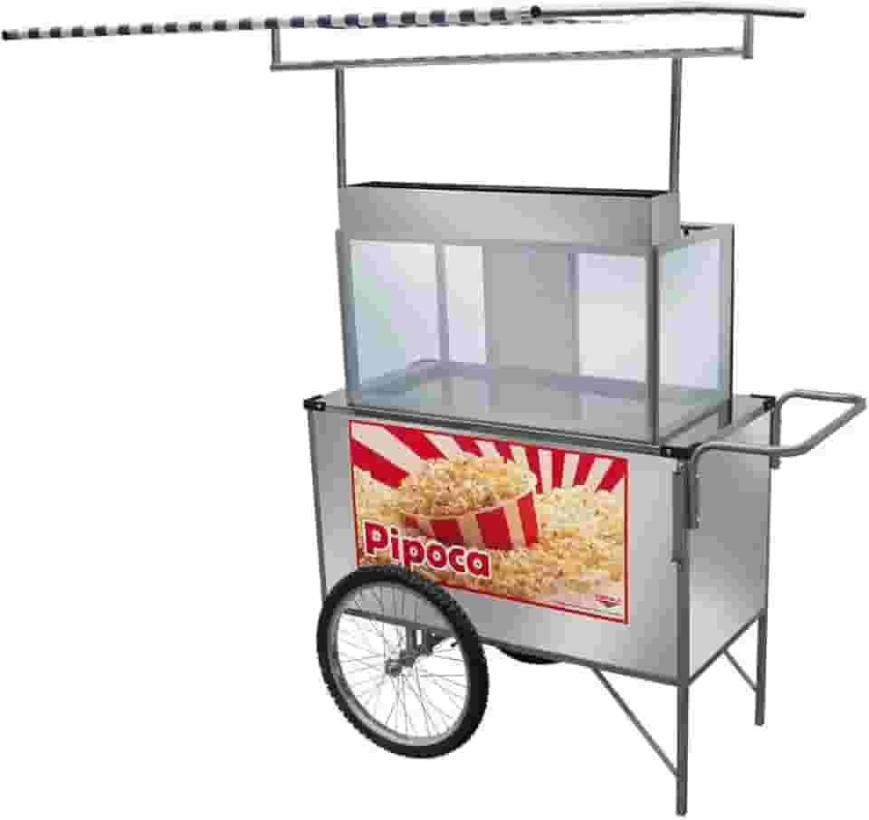 Carrinho de Pipoca Simples Inox com Toldo L32rb/t Cefaz
