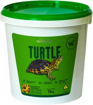 Nutricon Turtle 1 1Kg Para Tartaruga Aquática Adulto