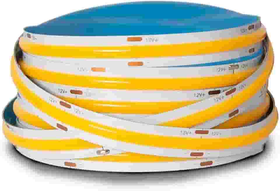 Fita de LED COB 360 LEDs 12V 6000K IP20 75W 5 Metros