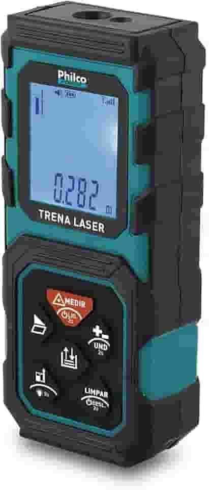 Trena a Laser Philco 40m com 3 unidades de medida PTL01